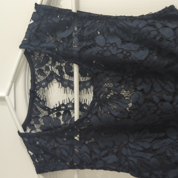 Banana Republic blue lace dress - Picture 3 of 6